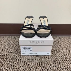 Black Patent Jimmy Choos